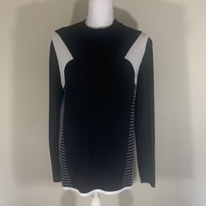 Lane Bryant Thin Sweater Black Color Block Size 18/20